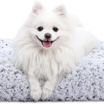Washable Plush Crate Mat Small Grey