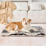 Large Crate Pad with Memory Foam Zebra