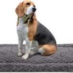 Washable Medium Plush Dog Crate Mat
