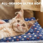 Ultra‑Soft Star‑Print Crate Pad Blue - Image 2