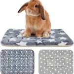 Three Fleece Bedding Blankets for Rabbits