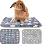 Three Fleece Bedding Blankets for Rabbits