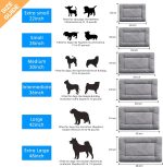 Medium Cozy Washable Crate Mat Grey - Image 2