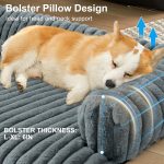 Luxurious Grey Dog Couch Cover Size L - Image 2