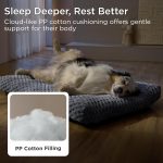 Extra‑Large Washable Crate Bed Bubble Fleece - Image 2